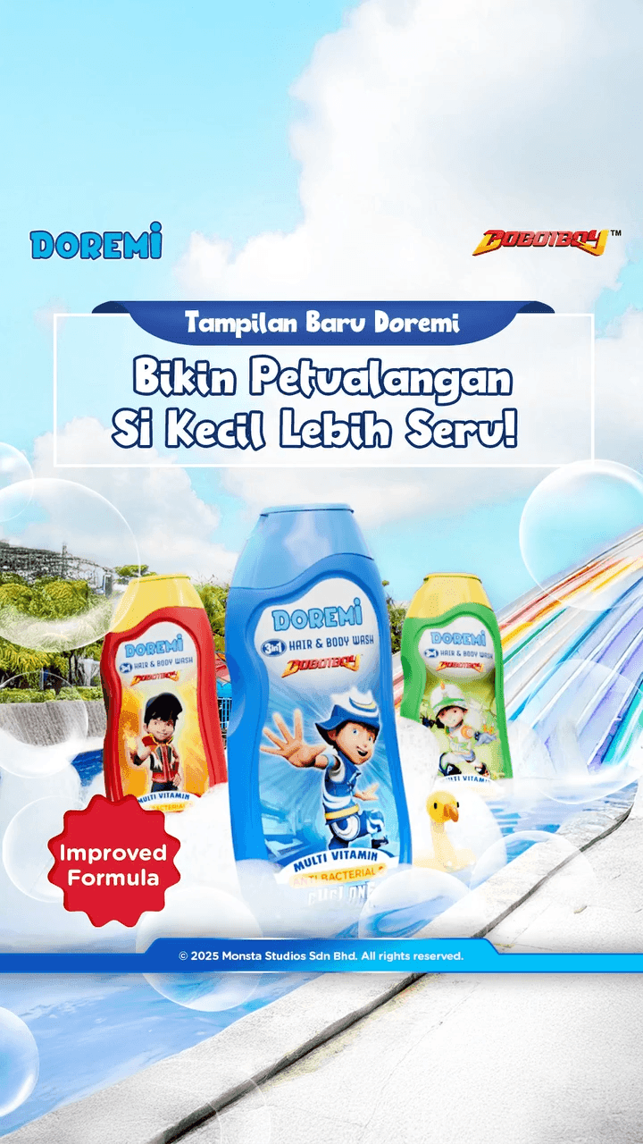 BoBoiBoy Hair & Body Wash